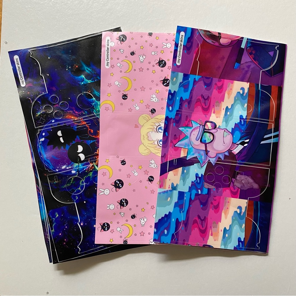 Sticker skins for switch